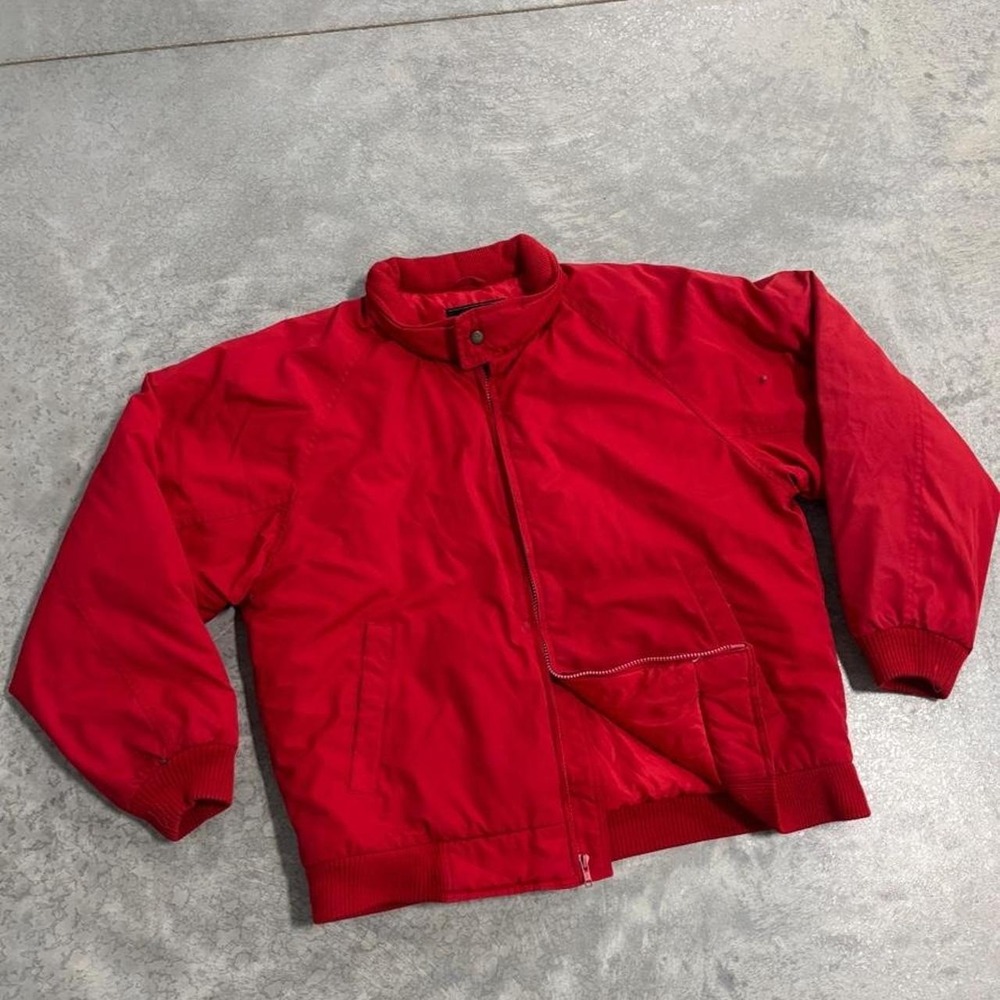 Vintage Eddie Bauer Red Puffer Jacket Crewneck Size L